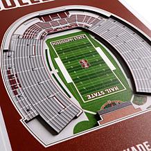 Officially Licensed NCAA Mississippi State Bulldogs 3D Stadium Banner
