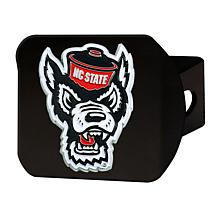 Officially Licensed NCAA NC State Wolfpack Black Metal Hitch Cover