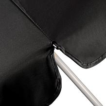 Officially Licensed NCAA Nebraska 5.5' Portable Beach Umbrella, Black