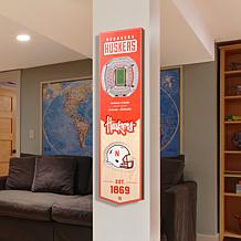 Officially Licensed NCAA Nebraska Cornhuskers 3D Stadium Banner