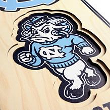 Officially Licensed NCAA North Carolina Tar Heels 3D Stadium Banner