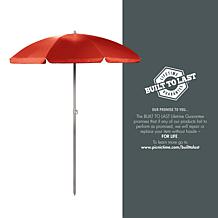 Officially Licensed NCAA Ohio State 5.5' Portable Beach Umbrella, Red