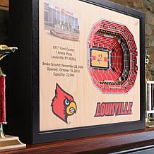 Officially Licensed NCAA StadiumView Wall Art - Louisville Cardinals