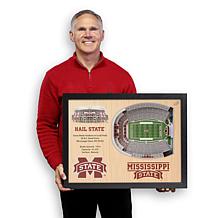 Officially Licensed NCAA StadiumViews 3D Wall Art - Mississippi State