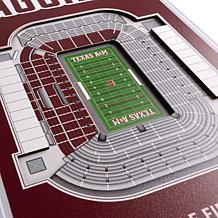 Officially Licensed NCAA Texas A&M Aggies 3D Stadium Banner