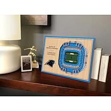 Officially-Licensed NFL 3-D StadiumViews Display - Carolina Panthers