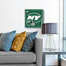 Officially Licensed NFL 3D Logo Series Wall Art - 12" x 12" - Jets