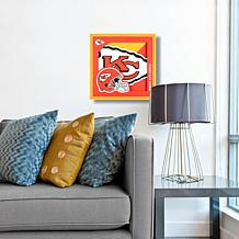 Officially Licensed NFL 3D Logo Series Wall Art - 12" x 12" - Chiefs