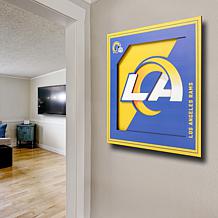 Officially Licensed NFL 3D Logo Series Wall Art - 12" x 12" - Rams