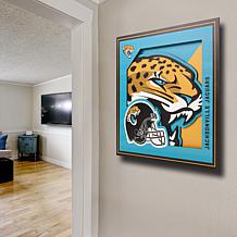 Officially Licensed NFL 3D Logo Series Wall Art - 12" x 12" - Jaguars