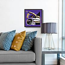 Officially Licensed NFL 3D Logo Series Wall Art - 12" x 12" - Ravens