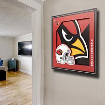 Officially Licensed NFL 3D Logo Series Wall Art - 12"x12" - Cardinals