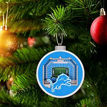 Officially Licensed NFL 3D StadiumView Ornament 2-pack - Detroit