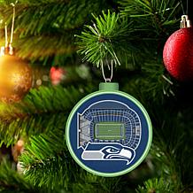 Officially Licensed NFL 3D StadiumView Ornament 2-pack - Seattle