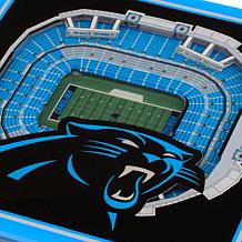 Officially Licensed NFL 3D StadiumViews Coaster Set- Carolina Panthers