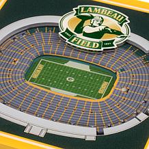 Officially Licensed NFL 3D StadiumViews Coaster Set- Green Bay Packers