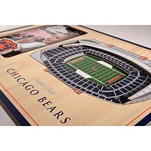 Officially Licensed NFL 3D StadiumViews Frame - Chicago Bears