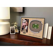 Officially Licensed NFL 3D StadiumViews Frame - Green Bay Packers