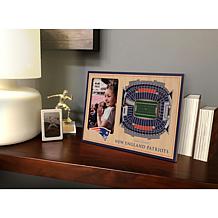 Officially Licensed NFL 3D StadiumViews Frame - New England Patriots