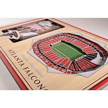 Officially Licensed NFL 3D StadiumViews Picture Frame - Falcons