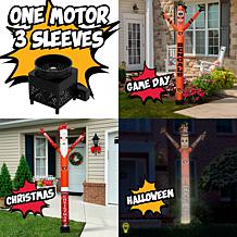 Officially Licensed NFL 3pk Sporticulture Inflatable Crazy Sports Fan