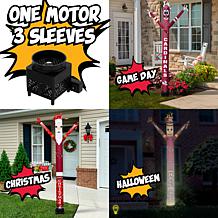 Officially Licensed NFL 3pk Sporticulture Inflatable Crazy Sports Fan