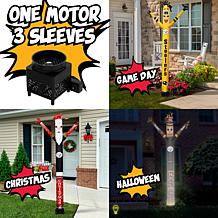 Officially Licensed NFL 3pk Sporticulture Inflatable Crazy Sports Fan