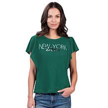 Officially Licensed NFL 4Her Crowd Wave Fashion Top by Glll