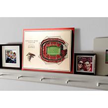 Officially Licensed NFL 5-Layer 3-D Wall Art - Atlanta Falcons  