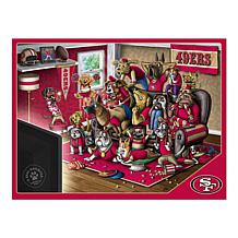 Officially Licensed NFL 500-piece Puzzle - A Real Nailbiter - 49ers