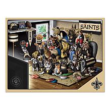 Officially Licensed NFL 500-piece Puzzle - A Real Nailbiter - Saints