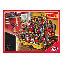 Officially Licensed NFL 500-piece Puzzle - A Real Nailbiter - Chiefs