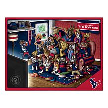 Officially Licensed NFL 500-piece Puzzle - A Real Nailbiter - Texans
