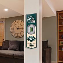 Officially Licensed NFL 6" x 19" 3-D Stadium Banner - New York Jets