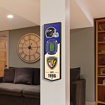 Officially Licensed NFL 6" x 19" 3D Stadium Banner - Baltimore Ravens