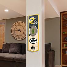 Officially Licensed NFL 6" x 19" 3D Stadium Banner - Green Bay Pack...