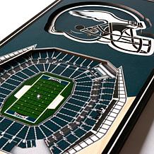 Officially Licensed NFL 6x19" 3-D Stadium Banner - Philadelphia Eagles