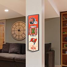 Officially Licensed NFL 6x19 3-D Stadium Banner - Tampa Bay Buccaneers