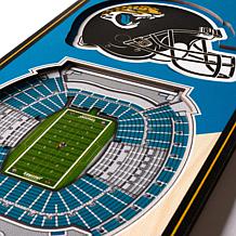 Officially Licensed NFL 6x19" 3D Stadium Banner - Jacksonville Jaguars