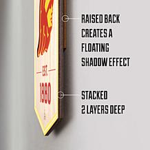 Officially Licensed NFL 6x19" 3D Stadium Banner - Las Vegas Raiders
