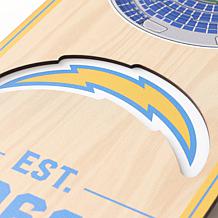 Officially Licensed NFL 6x19" 3D Stadium Banner - Los Angeles Chargers