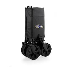Officially Licensed NFL All-Terrain Portable Wagon - Baltimore Ravens