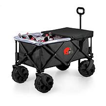 Officially Licensed NFL All-Terrain Portable Wagon - Cleveland Browns