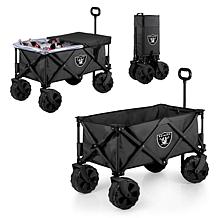 Officially Licensed NFL All-Terrain Portable Wagon - Las Vegas Raiders