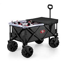 Officially Licensed NFL All-Terrain Portable Wagon-San Francisco 49ers