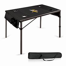 Officially Licensed NFL Black Portable Folding Travel Table - Vikings