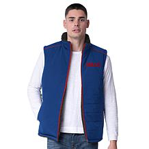 Officially Licensed NFL by Carl Banks Reversible Vest with Pockets