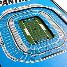 Officially Licensed NFL Carolina Panthers 3D Stadium Banner