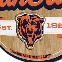 Officially Licensed NFL Chicago Bears Fan Cave Sign