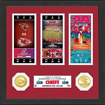 Officially Licensed NFL Chiefs Road to Super Bowl Ticket Collection